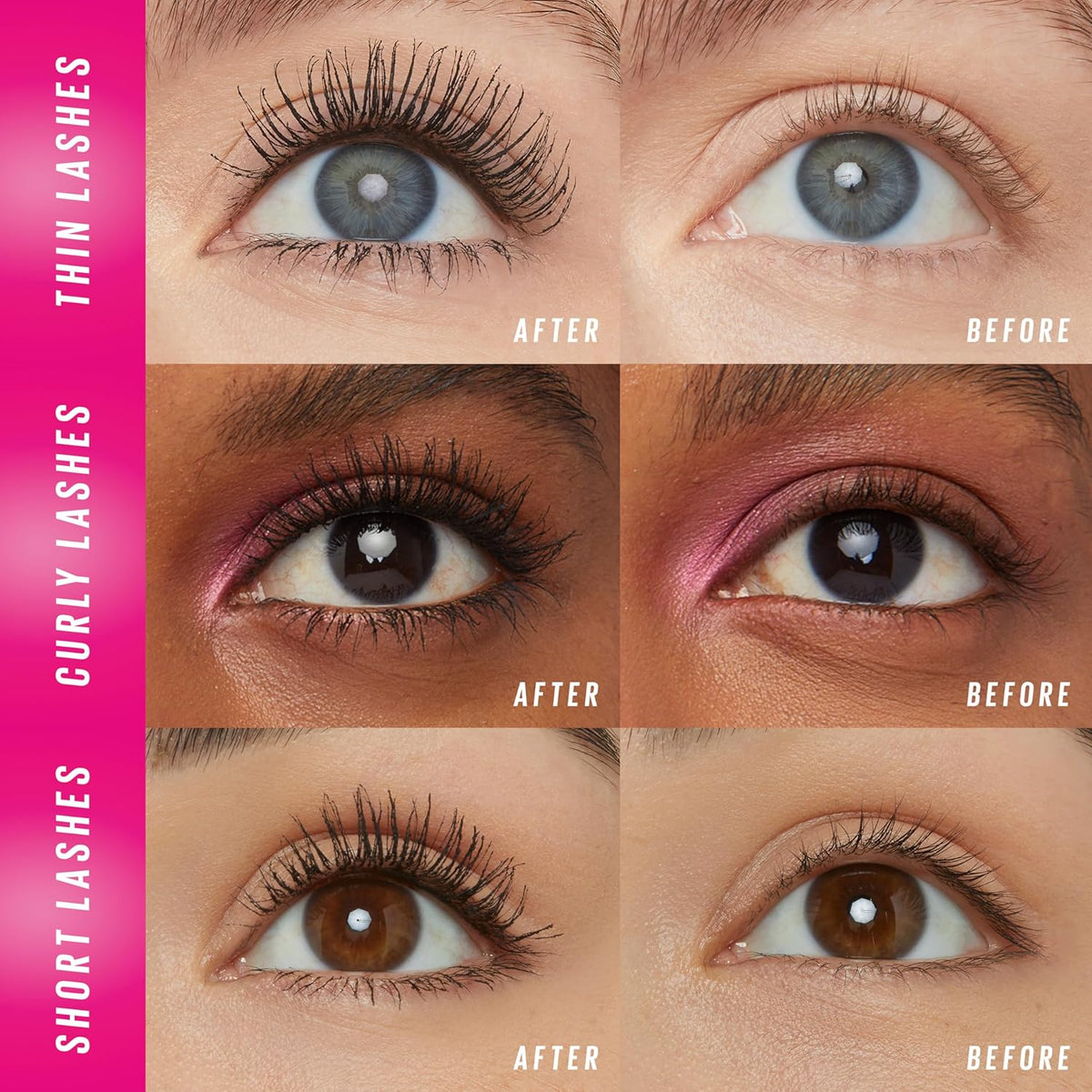 Maybelline Mascara Makeup Gift Set, Includes 3 Mini Mascaras, Includes Mini Sky High, Surreal and Firework Mascaras, Very Black, 1 Kit