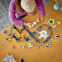 LEGO® Creator Space Roller Coaster 31142 Building Toy Set for Ages 9+; A Roller Coaster, Drop Tower and Merry-Go-Round