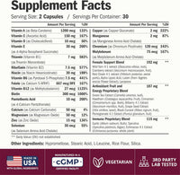 Vimerson Health Multivitamin for Women: Methylated B Vitamins, 60 Capsules