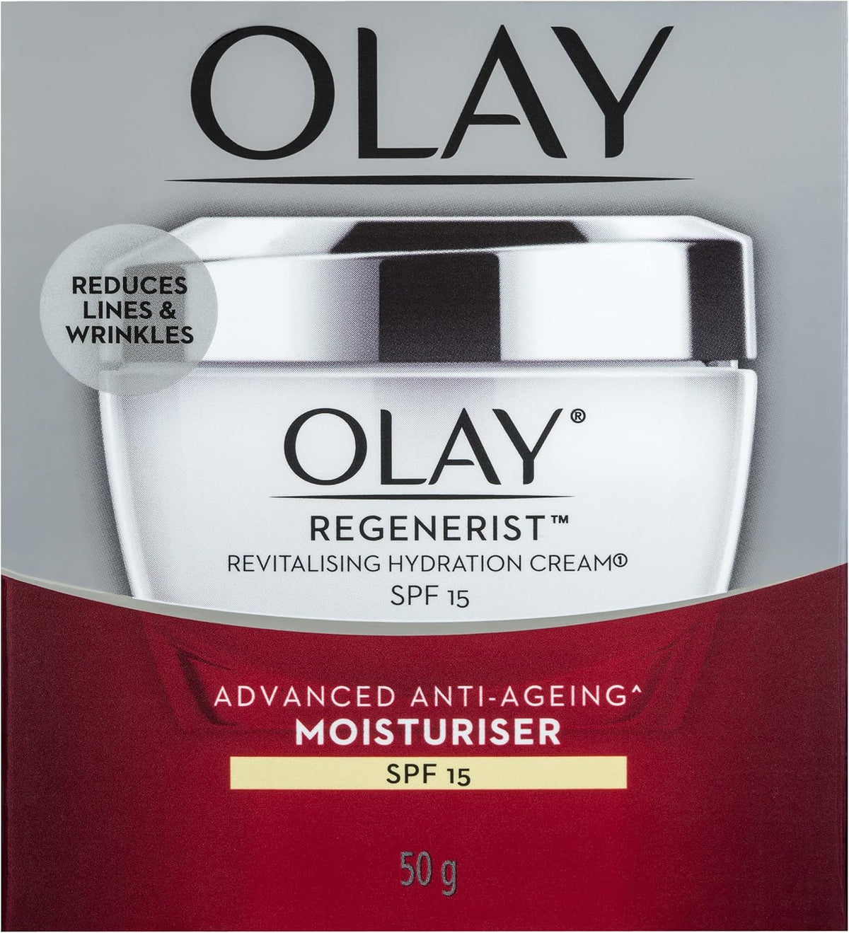 Olay Regenerist Revitalising Hydration Face Cream Moisturiser SPF15 50g