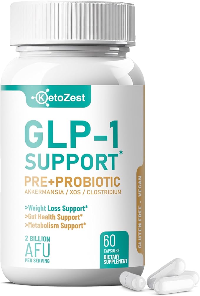 GLP-1 Support Weight Loss Supplement - Prebiotic Probiotic
