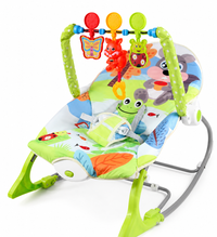 2-in-1 Baby Rocker & Bouncer with Toy Bar – Safe, Comfortable & Fun Infant Seat for Playtime and Relaxation