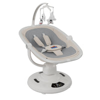 Baby Glide Electric Baby Swing – Smart Bluetooth Baby Rocker with Remote Control & 5 Swing Speeds,Blue