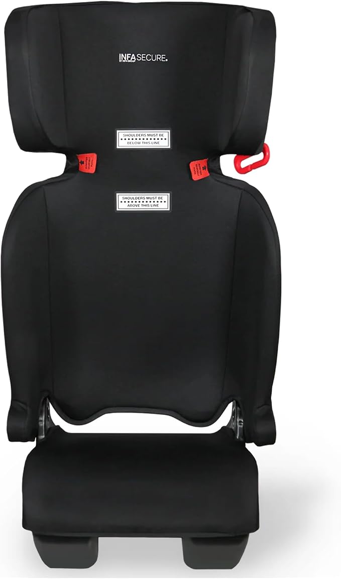 InfaSecure Versatile Folding Booster Seat, 4 to 8 Years, Black, CS6613V